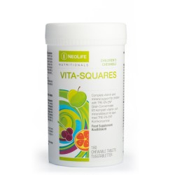 Vita-Squares - "NeoLife" kramtomieji polivitaminai vaikams (180 tablečių)